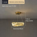 Modern gold triple ring decorbites crystal ceiling chandelier living room