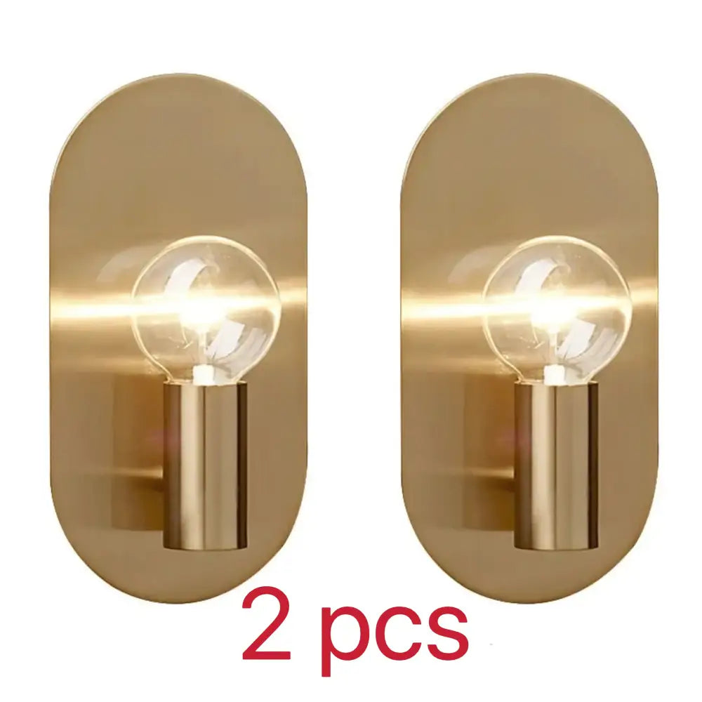Modern gold wall lamp sconce with filament bulb for bedroom