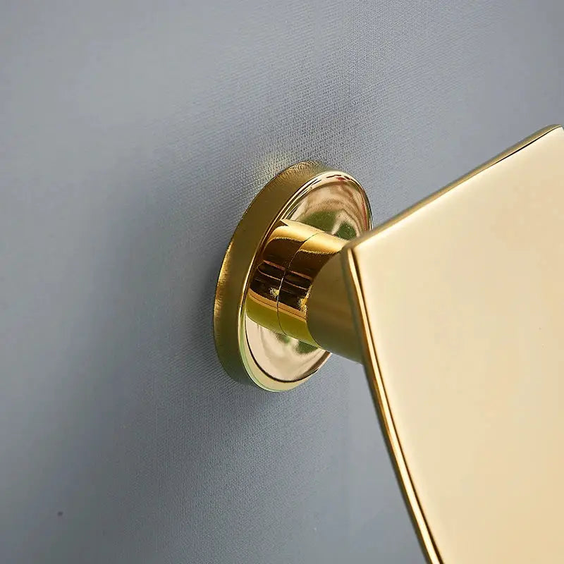 Modern gold waterfall wall mount faucet for bathroom basin mixer