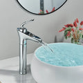 Modern gold waterfall wine glass basin faucet bathroom mixer