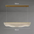 Modern gold wave mesh pendant light dining room lighting