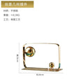 Modern golden ball cube sculpture living room decor ornament