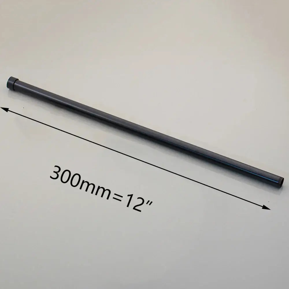 Modern golden black stainless steel shower arm bathroom extension rod