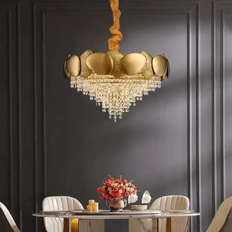 Modern golden decorbites crystal chandelier for living room