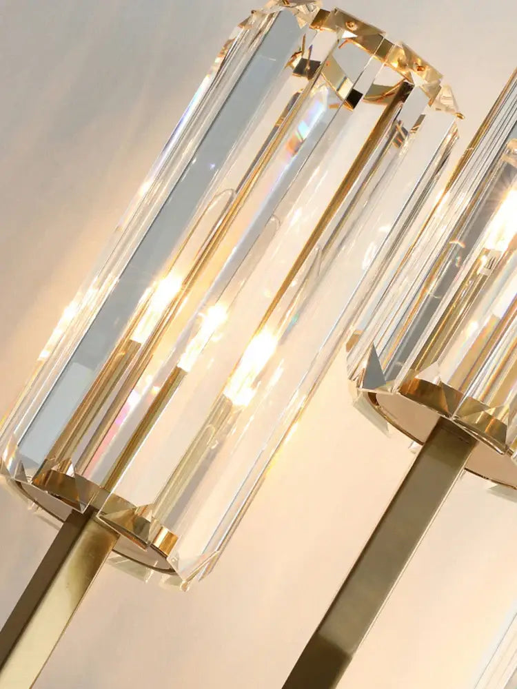Modern golden decorbites crystal wall light for bedroom