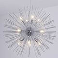 Modern golden decorbites geometric starburst chandelier dining room light