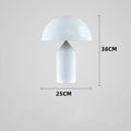 Modern golden mushroom led desk lamp bedroom reading light