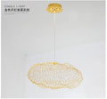 Modern golden wire mesh decorbites cloud pendant light for bedroom