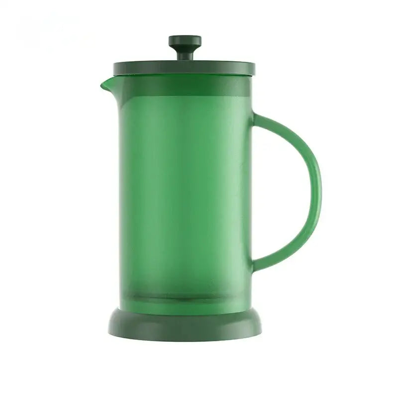 Modern green glass french press coffee maker kitchen teaware pot