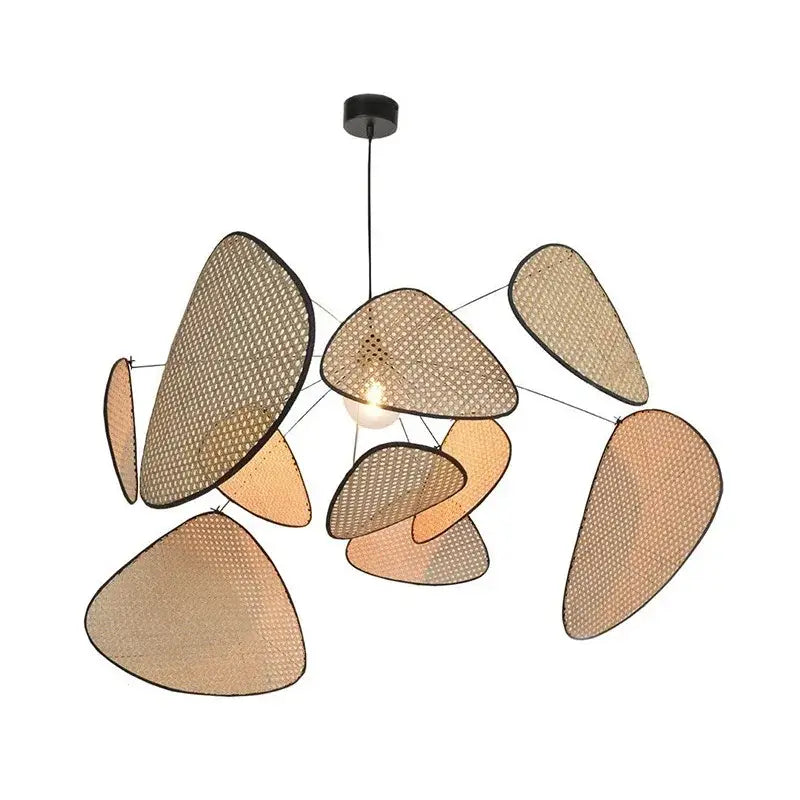 Modern hand made rattan pendant light for living room