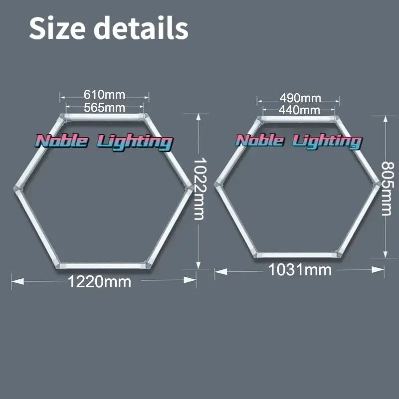 Modern honeycomb hexagon led ceiling light – living room fixture
