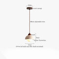 Modern iron yellow travertine petal pendant light for dining room
