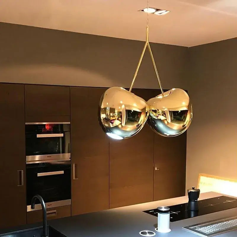 Modern italian gold cherry pendant light dining room