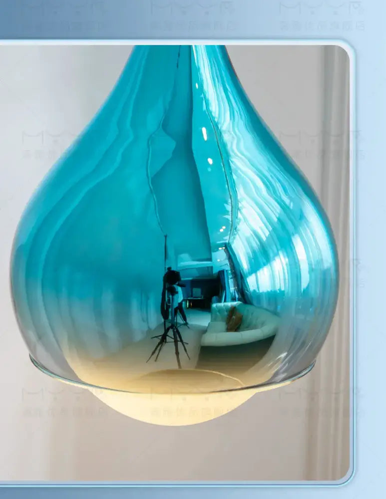 Modern led water droplet ceiling chandelier dining room light