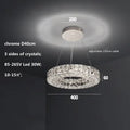 Modern luxury chrome decorbites crystal led chandelier dining room