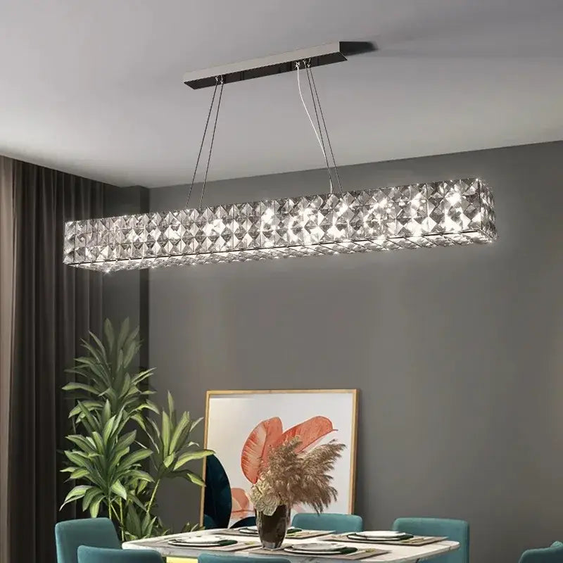Modern luxury chrome decorbites crystal led chandelier dining room