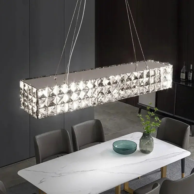 Modern luxury chrome decorbites crystal led chandelier dining room