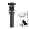 Modern matte black and white brass sink faucet bathroom water tap