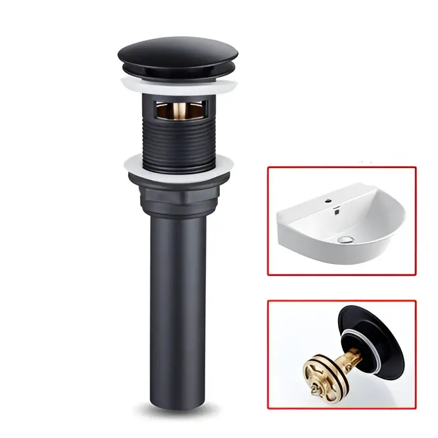 Modern matte black and white brass sink faucet bathroom water tap