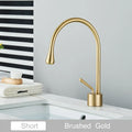 Modern matte black swivel waterfall basin faucet bathroom mixer