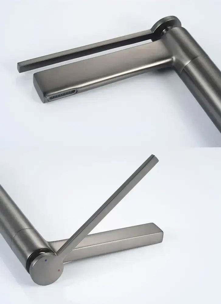 Modern matte chrome decorbites basin faucet bathroom mixer tap