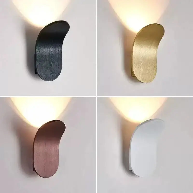 Modern minimalist adjustable cob led wall light bedroom sconce