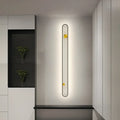 Modern minimalist black acrylic wall lamp for bedroom living room