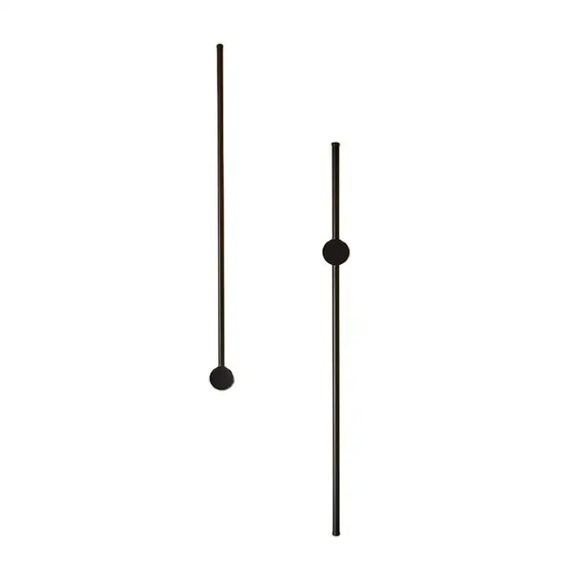 Modern minimalist black creative staircase wall lights living room