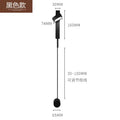 Modern minimalist black & gold t style wall light sconce bedroom