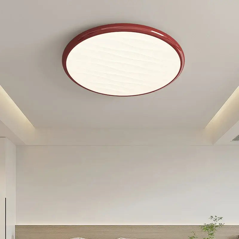 Modern minimalist black led ceiling light for bedroom with remote