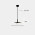 Modern minimalist black & white decorbites flying saucer dining room light