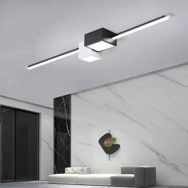 Modern minimalist black & white decorbites led ceiling light bedroom