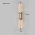 Modern minimalist copper wall lamp for bedroom with slender rods