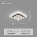 Modern minimalist crystal led ceiling lights entrance ring light