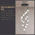 Modern minimalist glass ball led ceiling chandelier for dining room
