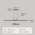 Modern minimalist led black ceiling chandelier dining room light