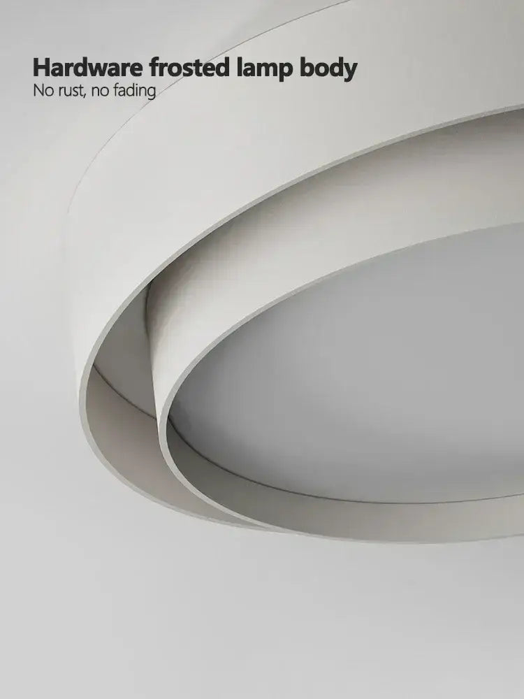 Modern minimalist led ceiling light white & black bedroom lighting