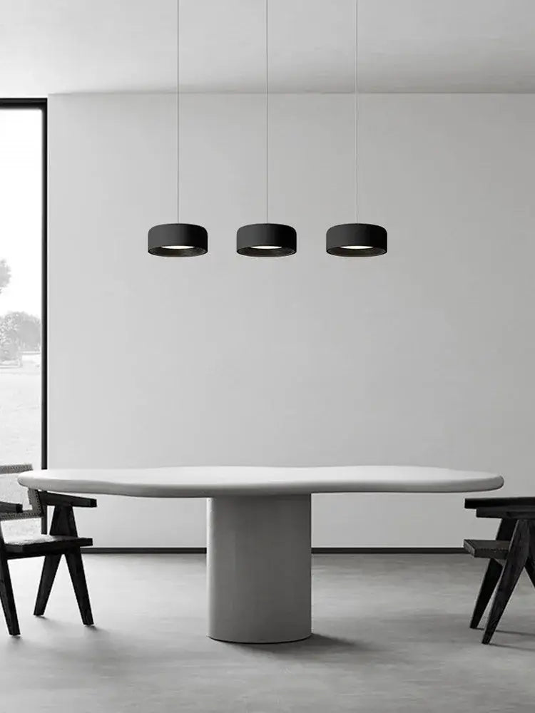 Modern minimalist white designer led chandelier dining room pendant