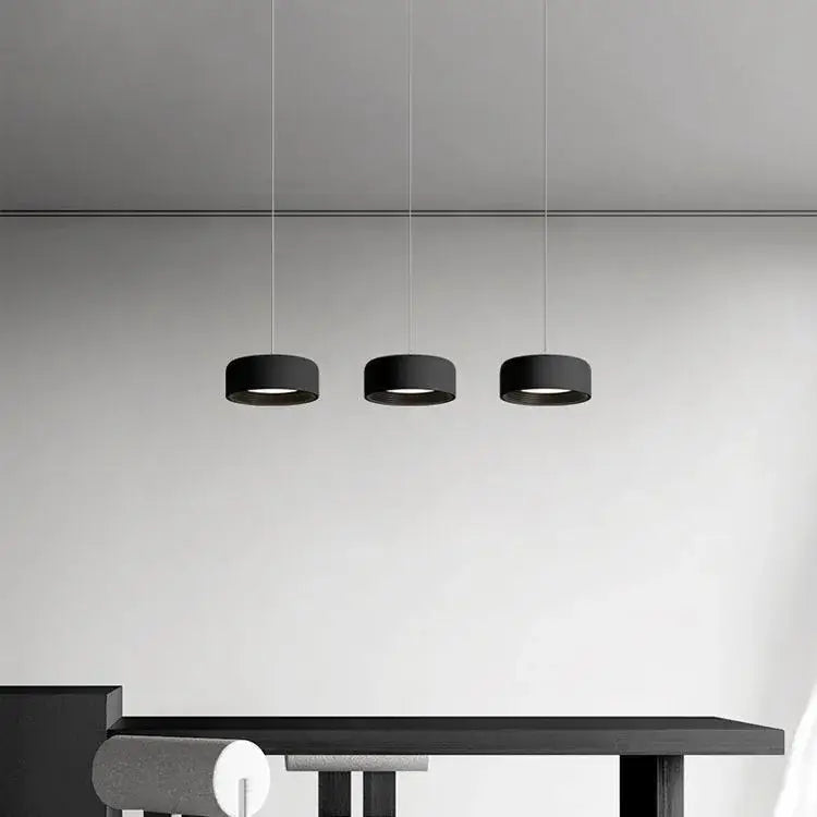 Modern minimalist white designer led chandelier dining room pendant