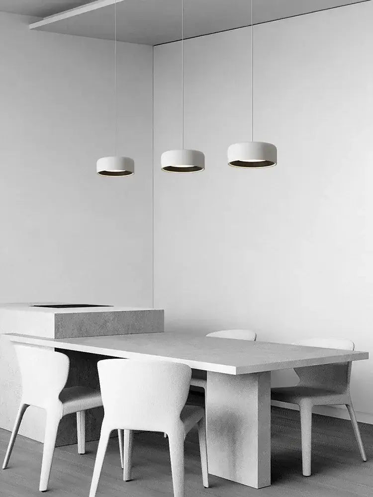 Modern minimalist white designer led chandelier dining room pendant