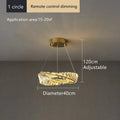 Modern multi tier gold decorbites crystal led chandelier dining room