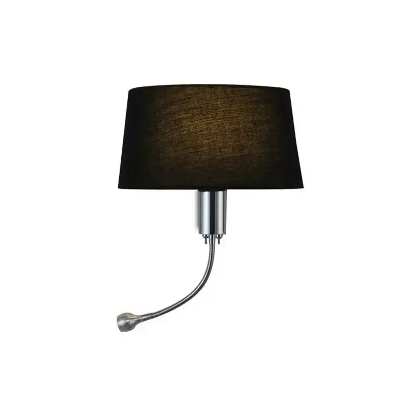 Modern nordic beige elegant fabric wall lamp bedroom reading light