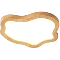 Modern nordic cloud shape wooden ceiling light for bedroom