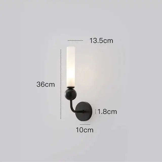 Modern nordic decorbites copper wall lamp for living room
