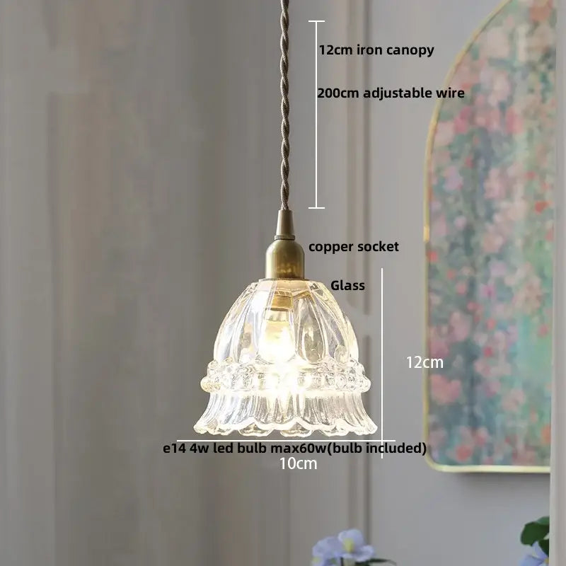 Modern olive green and copper glass led pendant lamp kitchen