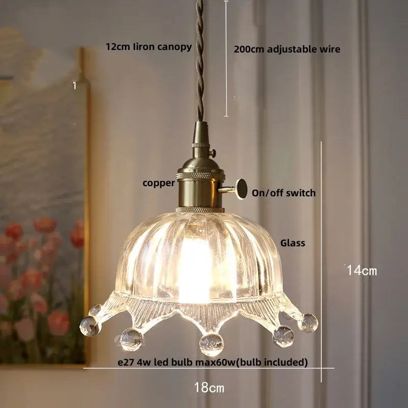 Modern olive green and copper glass led pendant lamp kitchen