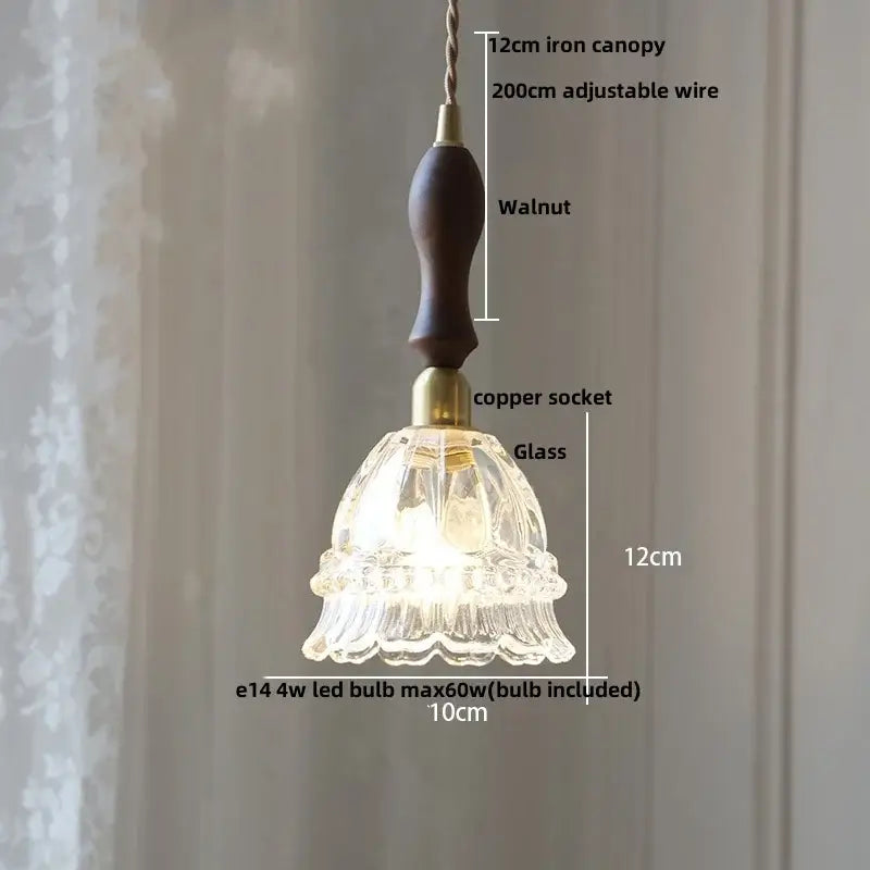 Modern olive green and copper glass led pendant lamp kitchen