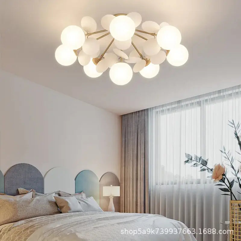 Modern pastel balloon ceiling light fixture for kids bedroom