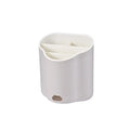 Modern pastel wavy double layer cutlery holder kitchen organizer