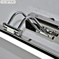 Modern silver finish linear wall mount led vanity lamp bedroom